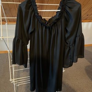 Black, off the shoulder dress, size M.